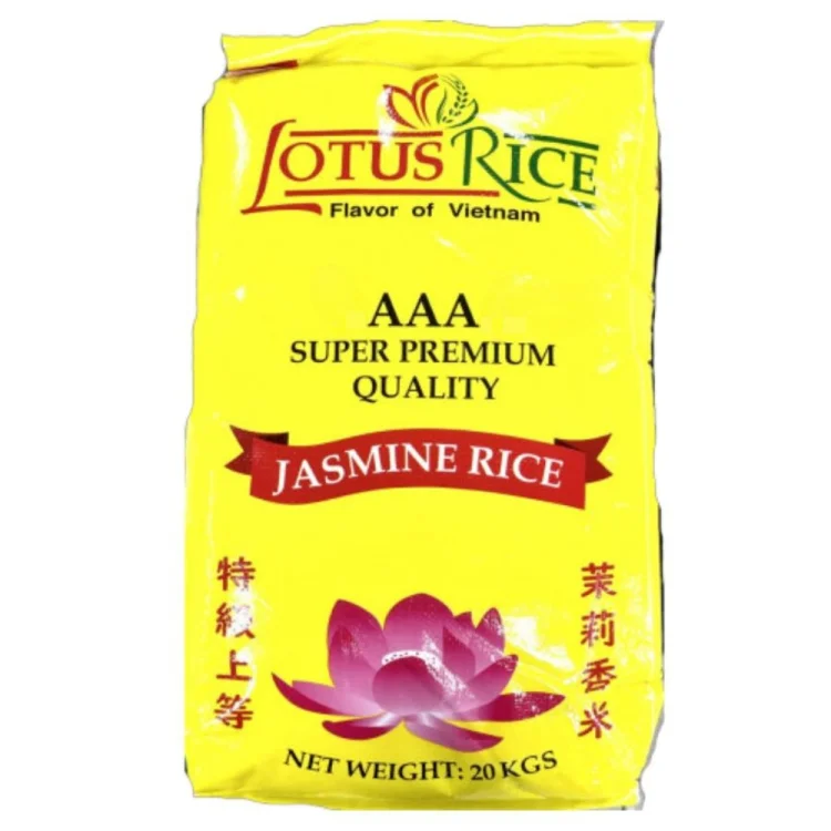 Jasmine Rice 20kg LOTUS Jasmine Rice 20kg LOTUS