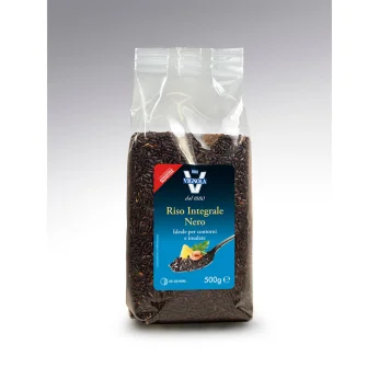 Black Wholegrain Rice - Riso Integrale Nero 500g RISO VIGNOLA