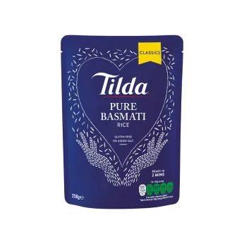 Steamed Plain Basmati Rice 250g TILDA