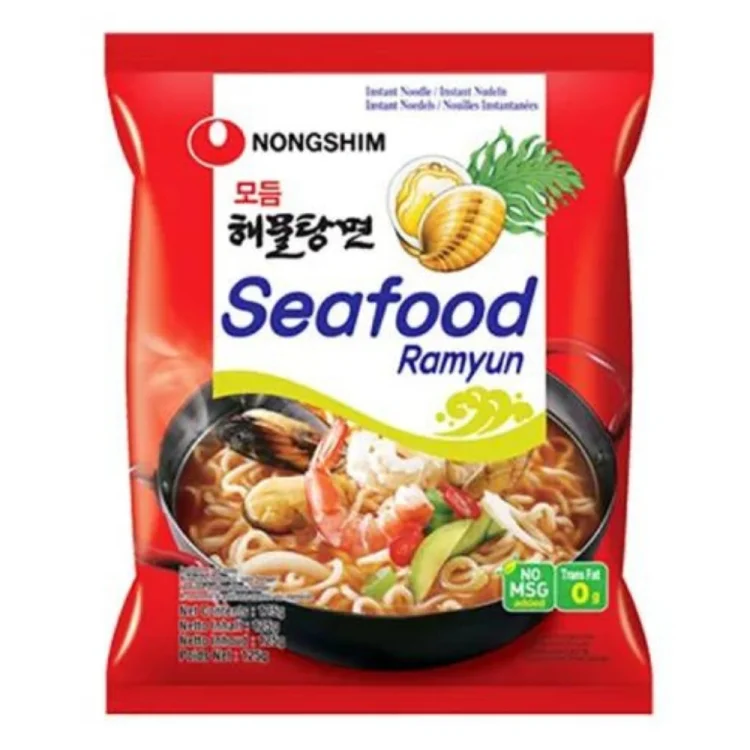 Στιγμιαία Νουντλς Με Γεύση Θαλασσινών 125g NONGSHIM