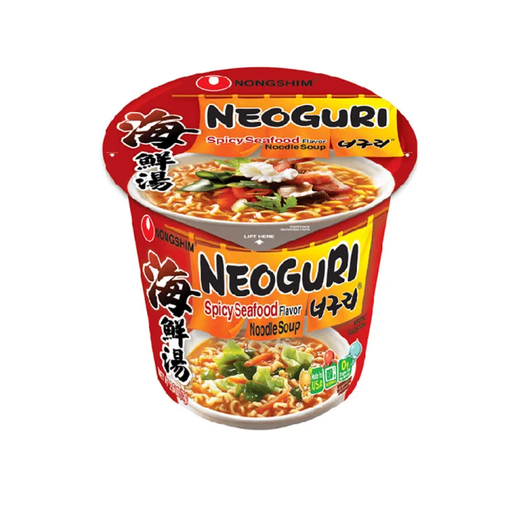 Instant Noodles Neoguri Spicy Seafood Cup 62g NONGSHIM