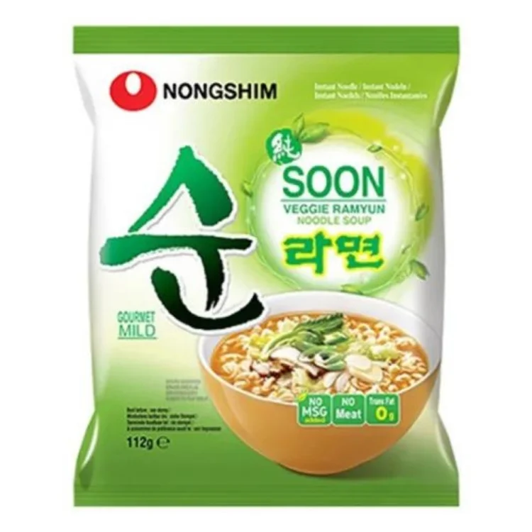 Instant Noodles Soon Veggie Ramyun 112g NONGSHIM