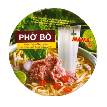 Στιγμιαία Νουντλς Ρυζιού Φο Μπο Κύπελλο 65g MAMA