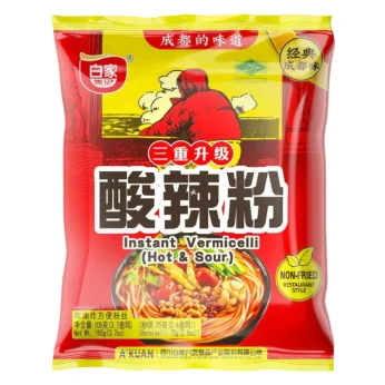 Στιγμιαία Νουντλς Καυτερά & Ξινά 105g BAI JIA