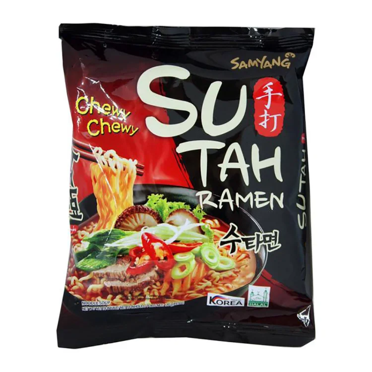 Instant Noodles Sutah Hot & Spicy Beef Flavor 120g SAMYANG