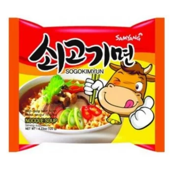 Στιγμιαία Νουντλς Με Βοδινό Sogogi Myun 120g SAMYANG
