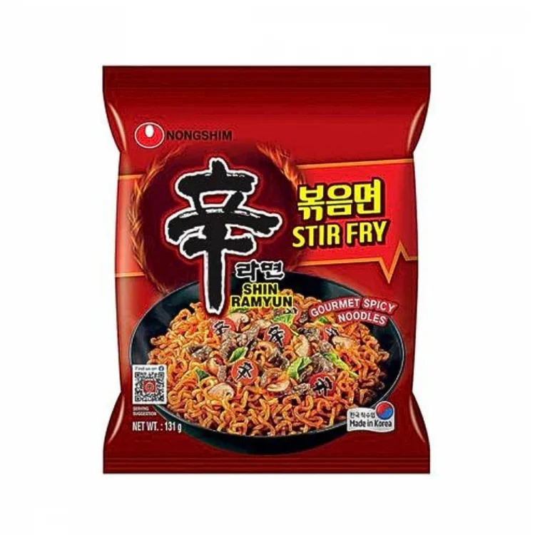 Shin Stir Fry Ramyun Instant Noodles 131g NONGSHIM