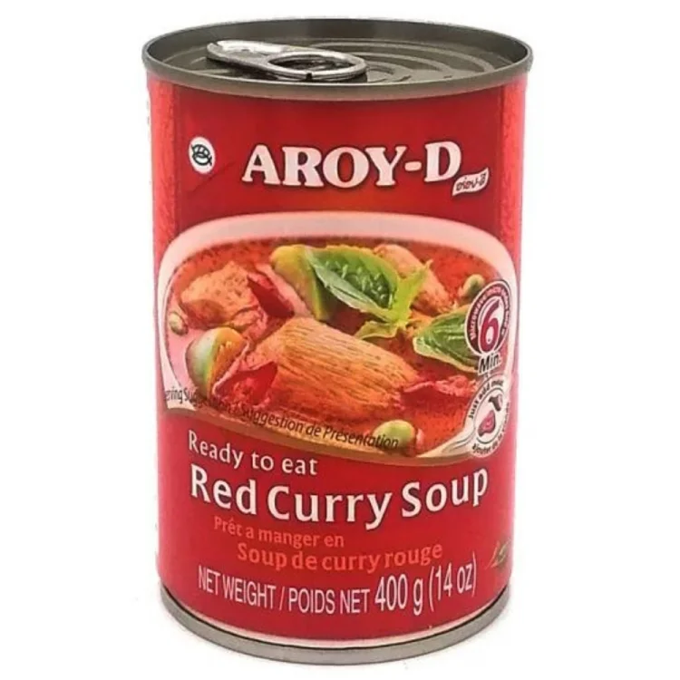 Έτοιμη Σούπα Κόκκινου Κάρυ 400g  AROY-D