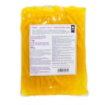 Pickled Radish Strips Takuan 1kg GLOBE GOURMET