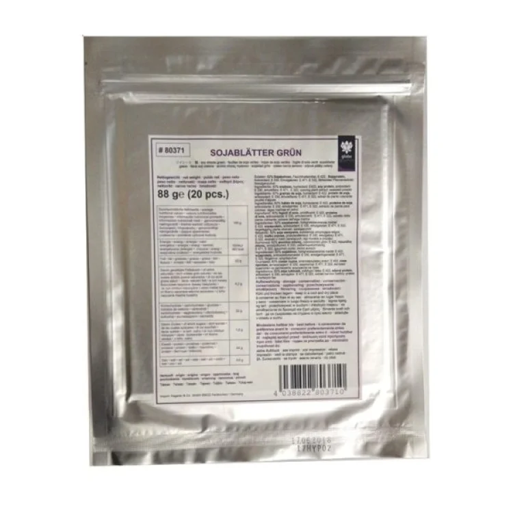 Φύλλα Σόγιας Πράσινα (20 Φύλλα) 70g GLOBE GOURMET