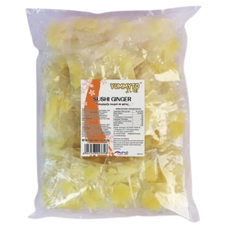 Μερίδες Πιπερόριζας Τουρσί σε Φέτες 1kg (200x5g) YUMMYTO