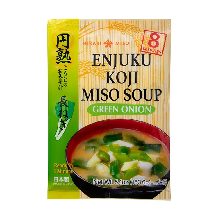 Enjuku Koji Miso Soup with Green Onion 8 Servings 150g HIKARI MISO