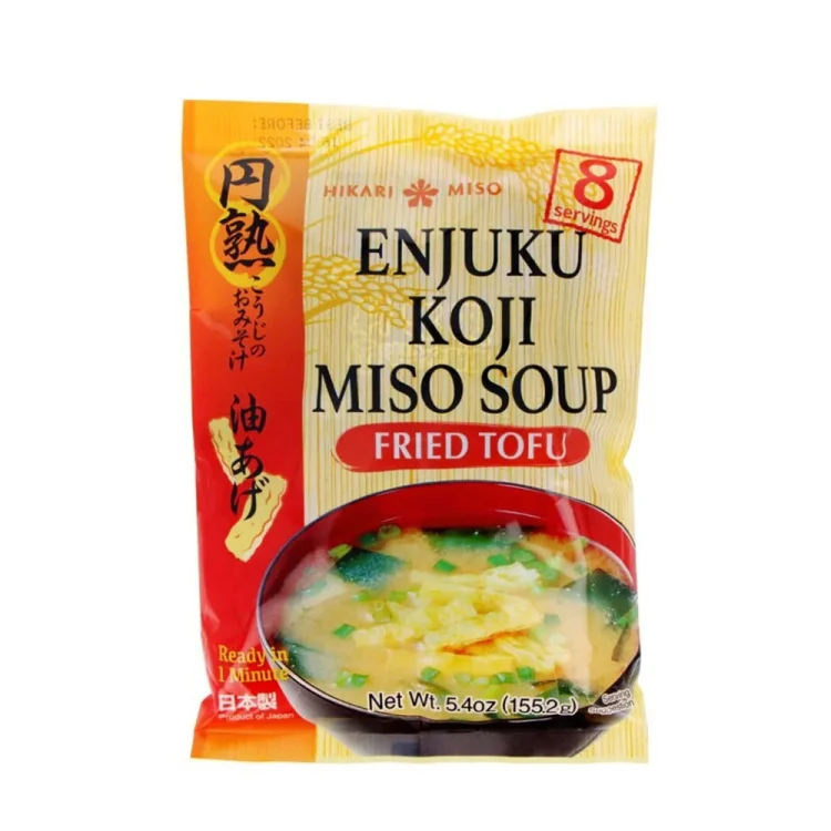 Enjuku Koji Miso Soup with Fried Tofu 8 Servings 155g HIKARI MISO