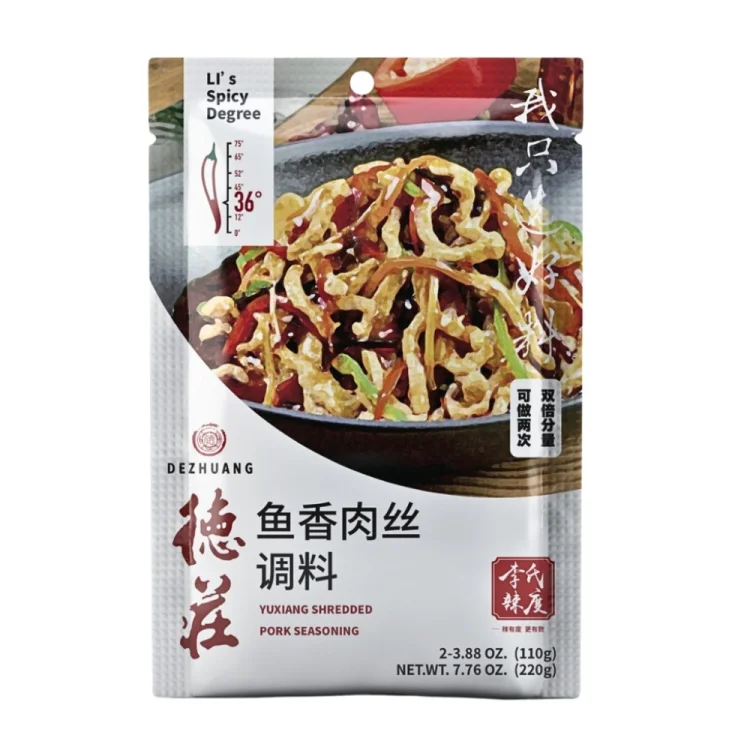 Yuxiang Shred Pork Seasoning 36° 鱼香肉丝调料 220g DE ZHUANG