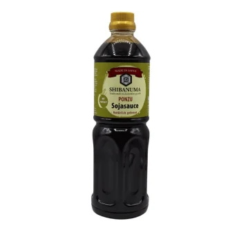 Ponzu Σάλτσα Σόγιας με Χυμό Yuzu - Yuzu Katsuo 1 Lt SHIBANUMA