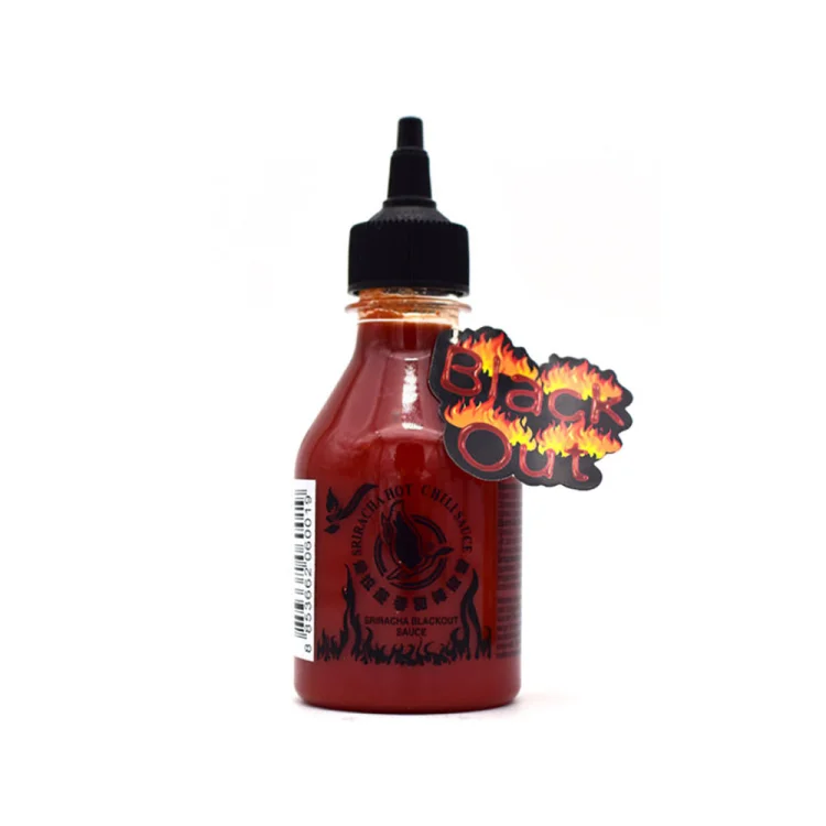Sriracha Extra Hot Chili Sauce Black out 200ml FLYING GOOSE