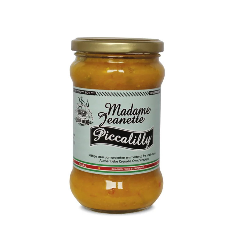 Chili Sauce Madame Jeanette Piccalilly 145g LEKKER - BEKKIE