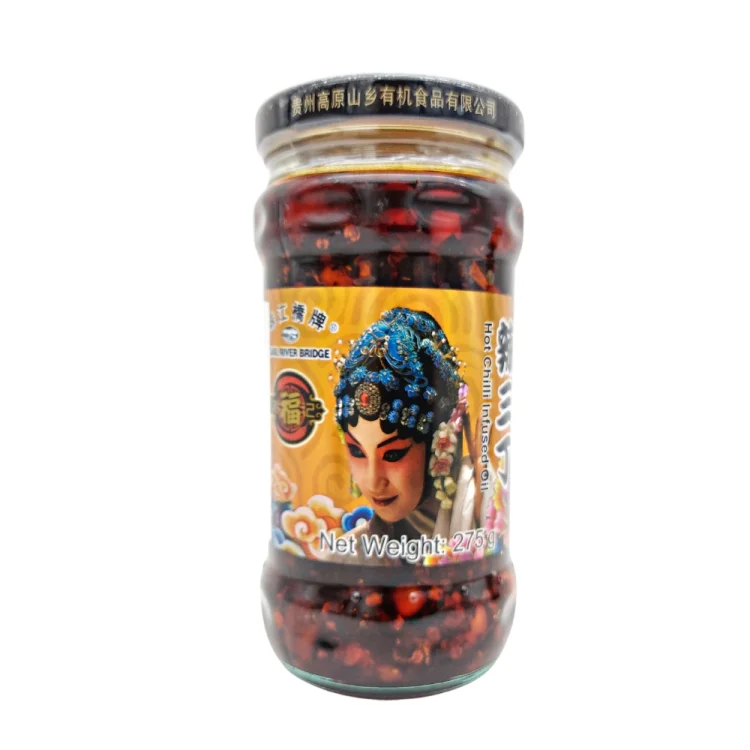 Καυτερό Λάδι Τσίλι με Φιστίκια και Τόφου 275g QIAN FU JI