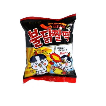 Τραγανό Καυτερό Σνακ με γεύση Κοτόπουλο 120g SANYANG