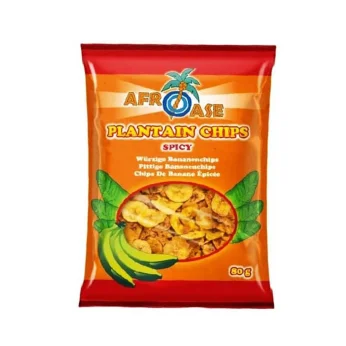 Πικάντικα Τσίπς από Μανάνα Αντιλλών (Plantain) 80g AFROASE