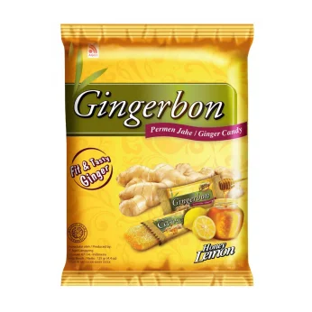 Ginger Candy With Honey & Lemon Flavour 125g AGEL