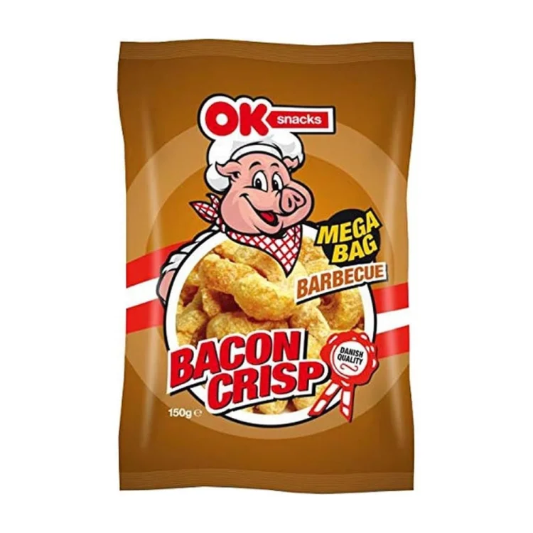 Τσιτσαρόνες με Γεύση BBQ 150g OK SNACKS Τσιτσαρόνες με Γεύση BBQ 150g OK SNACKS