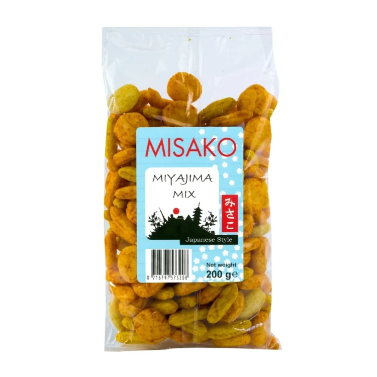 Miyajima Rice Cracker Mix 200g MISAKO