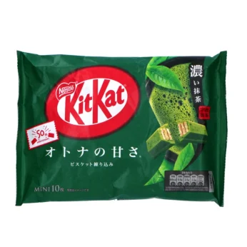 Γκοφρέτα Μίνι Διπλό Πράσινο Τσάι Μάτσα 136g KITKAT