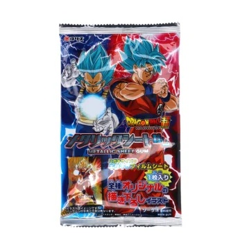 Dragon Ball Μεταλλική Κάρτα με Τσιχλόφουσκα 3,5g CORIS