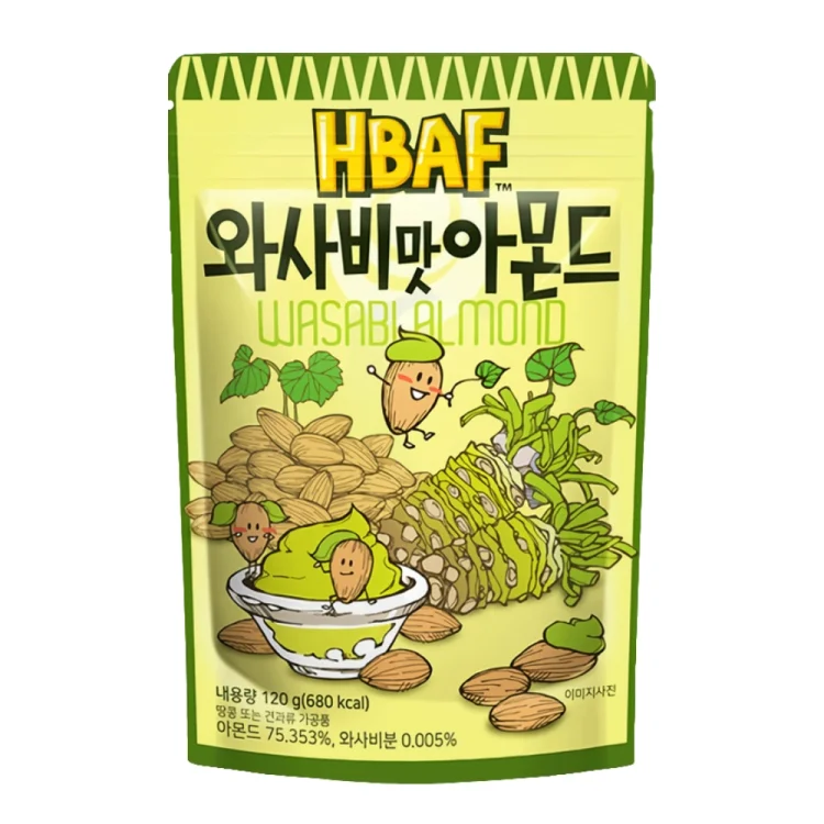 Korean Wasabi Flavoured Almonds 120g HBAF