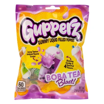 Ζελεδάκια με Γέμιση Γεύσης Boba Tea 72g GUPPERZ