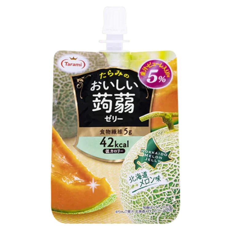 Konjac Jelly Melon Flavour 150g TARAMI