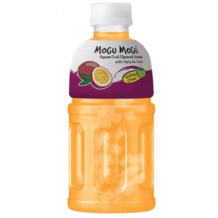 Passion Fruit Drink with Nata de Coco 320ml MOGU MOGU