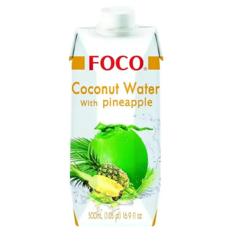 Νερό Καρύδας με Ανανά 500ml FOCO