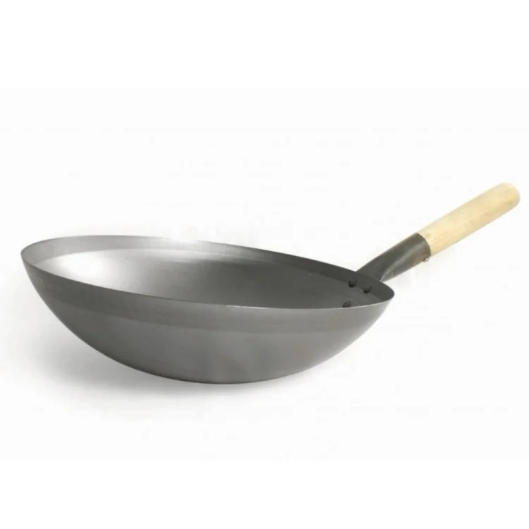 Round Iron Wok 15'' (38cm)