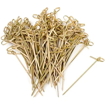 Bamboo Skewers With Knots 9cm 50pcs
