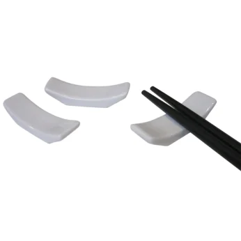 Πορσελάνινο Μαξιλαράκι Λευκό για Ξυλάκια 7x2cm 1 τεμάχιο