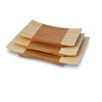 Πιάτο Μπαμπού Για Σούσι 27X18X3cm