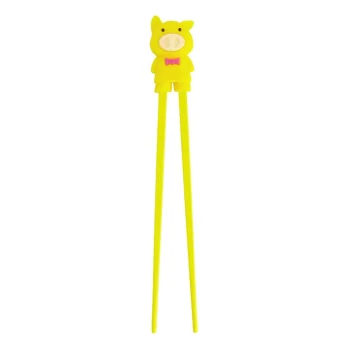 Chopsticks for Children Yellow Pig 22cm 1 pair, TOKYO DESIGN STUDIO