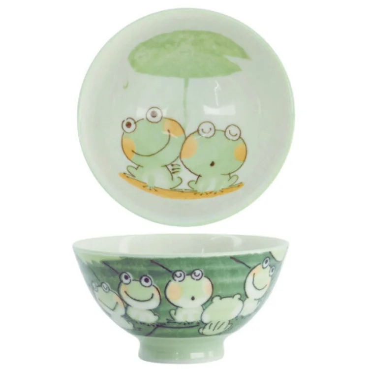 Green Bowl Frog 14x6,5cm KAWAII