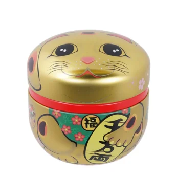 Σκεύος Αποθήκευσης Τσαγιού Χρυσή Τυχερή Γάτα 100g  1 τεμ. TOKYO DESIGN STUDIO