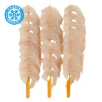 Frozen Raw Peeled Shrimp 41/50 Skewers 1Kg ANDU