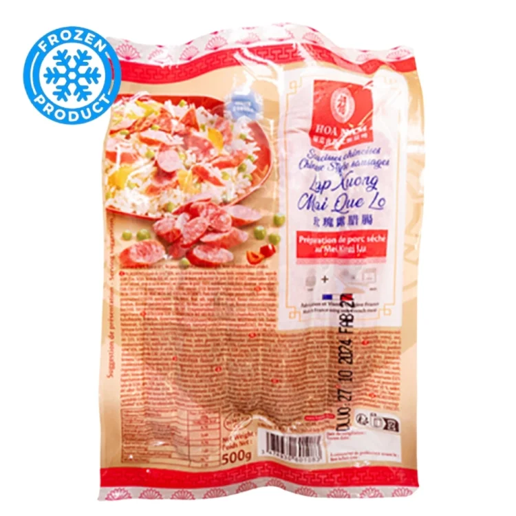 Chinese Sausages Lap Xuong Frozen 500g HOA NAM