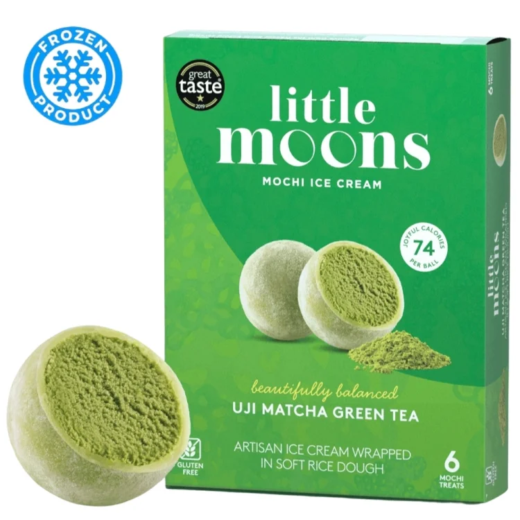 Μότσι Παγωτό Πράσινο Τσάι 192g (6X32g) LITTLE MOONS Μότσι Παγωτό Πράσινο Τσάι 192g (6X32g) LITTLE MOONS