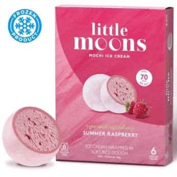 Mochi Raspberry Ice Cream 192g (6x32g) LITTLE MOONS