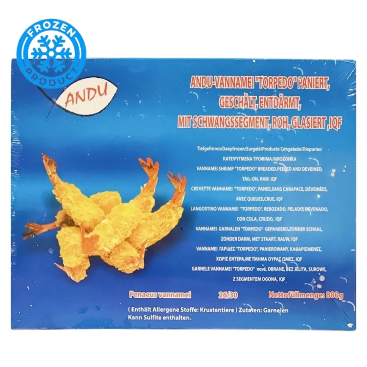 Breaded Shrimps Torpedo 800g ANDU