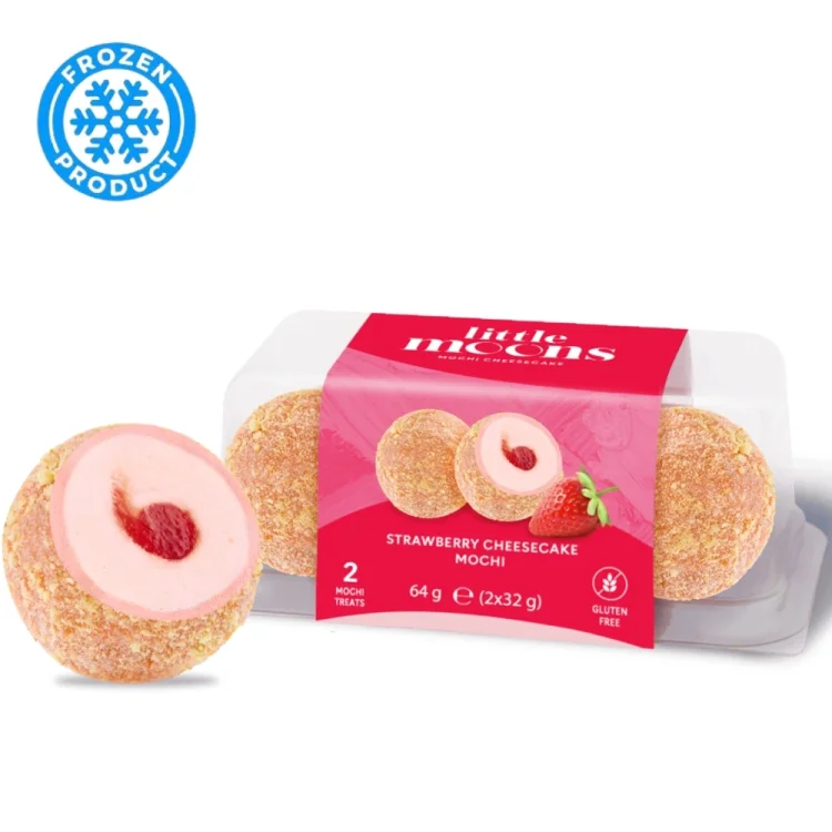 Mochi Strawberry Cheesecake 64g LITTLE MOONS