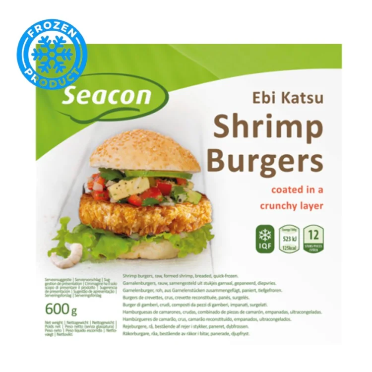 Ebi Katsu - Shrimp Burger Frozen 600g SEACON