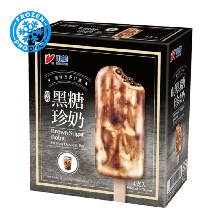 Brown Sugar Boba Ice Bar 300g (4 x 75g) SHAOMEI