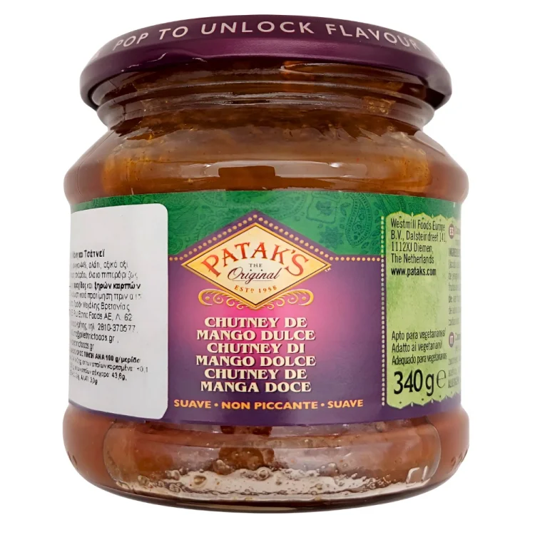 Sweet Mango Chutney 340g PATAK'S